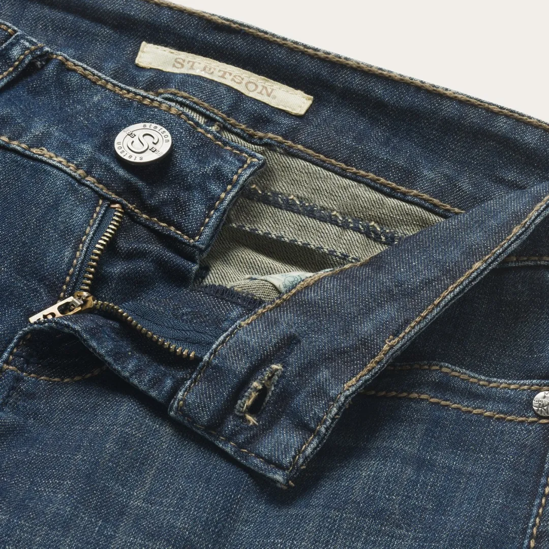 818 Bootcut Jean With "S" Back Pocket-Stetson Outlet