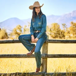 214 City Trouser Jeans In Medium Wash-Stetson Online