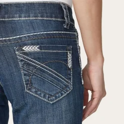 214 City Trouser Jeans With Chevron Back Pocket-Stetson New