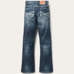 1014 Fit Destructed Medium Wash Jeans-Stetson