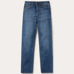 915 High Rise Straight Fit Crop Jeans-Stetson Online