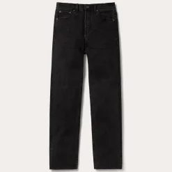 915 High Rise Straight Fit Crop Jeans-Stetson Sale