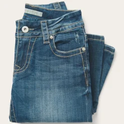 214 Trouser Fit Jean With Deco Back Pocket-Stetson Hot