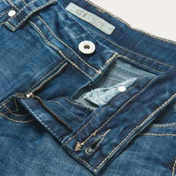 214 Trouser Fit Jean With Deco Back Pocket-Stetson Hot