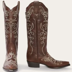 Adeline Burnished Back Zip Cowboy Boot-Stetson New