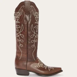 Adeline Burnished Back Zip Cowboy Boot-Stetson New