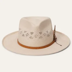 Andromeda Vented Straw Fedora-Stetson Best
