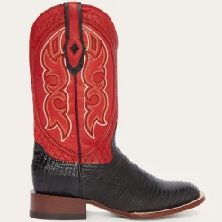 Arlington Teju Red Matte Cowboy Boot-Stetson Clearance