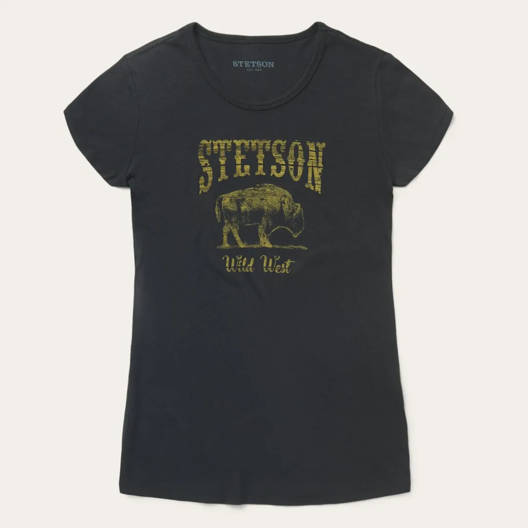 Bison Graphic Tee-Stetson Clearance