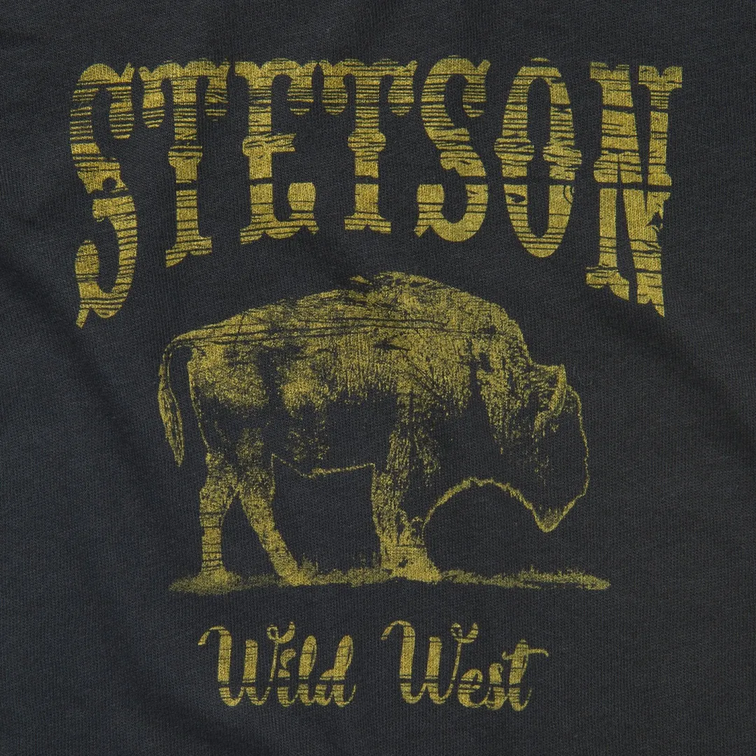 Bison Graphic Tee-Stetson Clearance