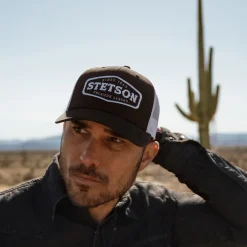 Core Patch Trucker Cap-Stetson
