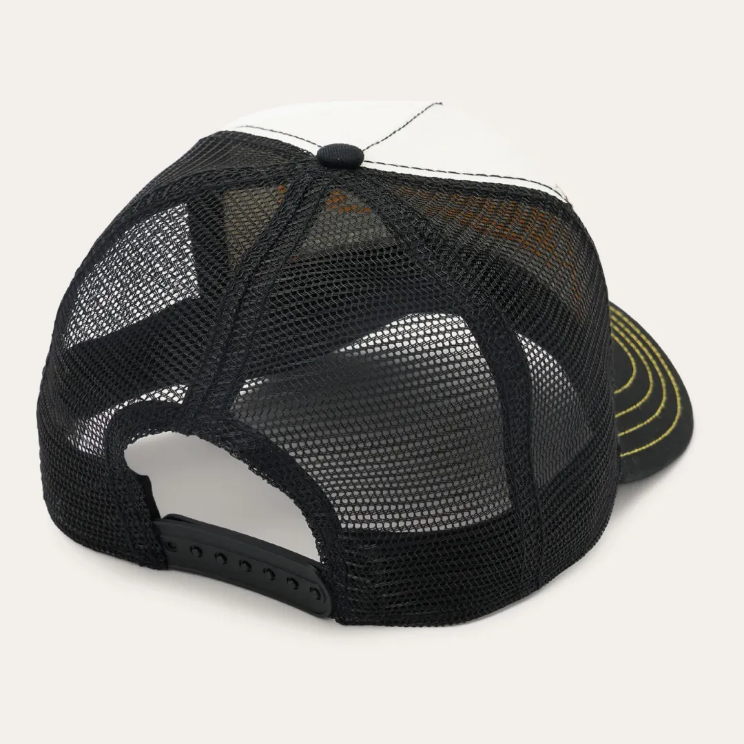 Black Script Heritage Trucker Cap-Stetson Clearance