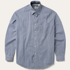 Deco Geo Print Button Front Shirt-Stetson