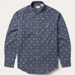Medallion Print Western Shirt-Stetson Discount