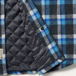 Plaid Quilted Shirt Jacket-Stetson Online