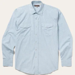 Two Stripe Check Western Shirt-Stetson New