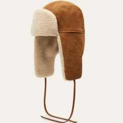 Bomber Cap Calf Split-Stetson New