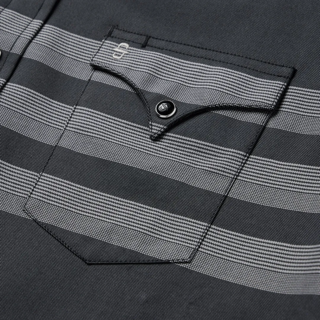 Border Stripe Twill Western Shirt-Stetson Best