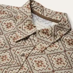 Aztec Poplin Western Shirt-Stetson New