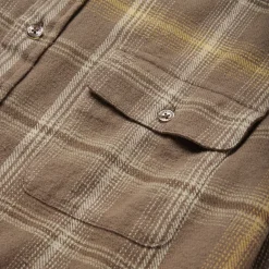 Flannel Button-Front Shirt-Stetson Clearance