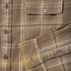 Flannel Button-Front Shirt-Stetson Clearance