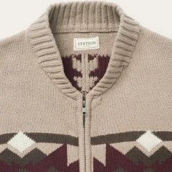 Gray Aztec Cardigan-Stetson Clearance