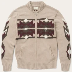 Gray Aztec Cardigan-Stetson New