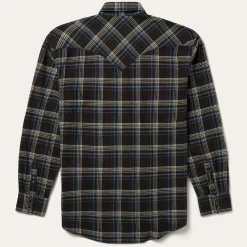 Plaid Flannel Western Shirt-Stetson Clearance