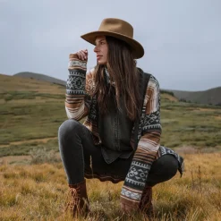 Serape Belted Cardigan-Stetson Sale