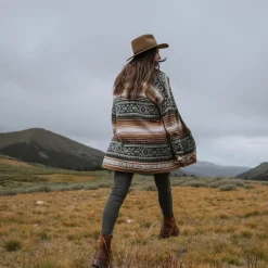 Serape Belted Cardigan-Stetson Sale