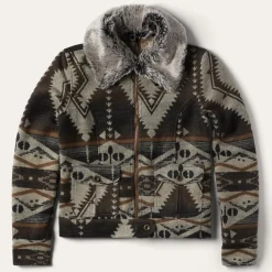 Southwestern Blanket Jacket-Stetson Discount