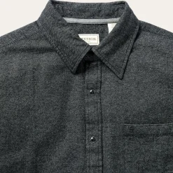 Brushed Twill Western Shirt-Stetson Outlet