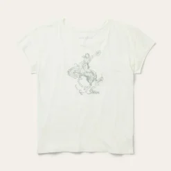 Bucking Cowgirl Graphic Tee-Stetson Sale