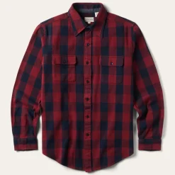 Buffalo Check Twill Shirt-Stetson Discount