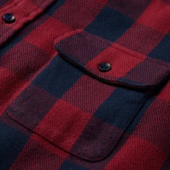 Buffalo Check Twill Shirt-Stetson Discount