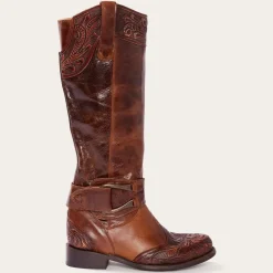 Burnished Cognac Paisley Side Zip Cowboy Boot-Stetson Sale