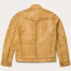 Butter Soft Distressed Leather Jacket-Stetson Hot