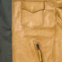 Butter Soft Distressed Leather Jacket-Stetson Hot