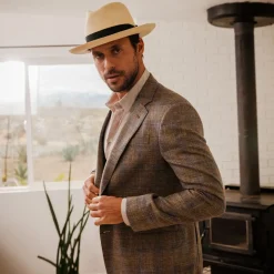 Center Dent Panama Fedora-Stetson