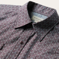 Chevron Grid Shirt-Stetson Discount