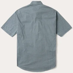 Circle Diamond Print Short Sleeve Western Shirt-Stetson Best