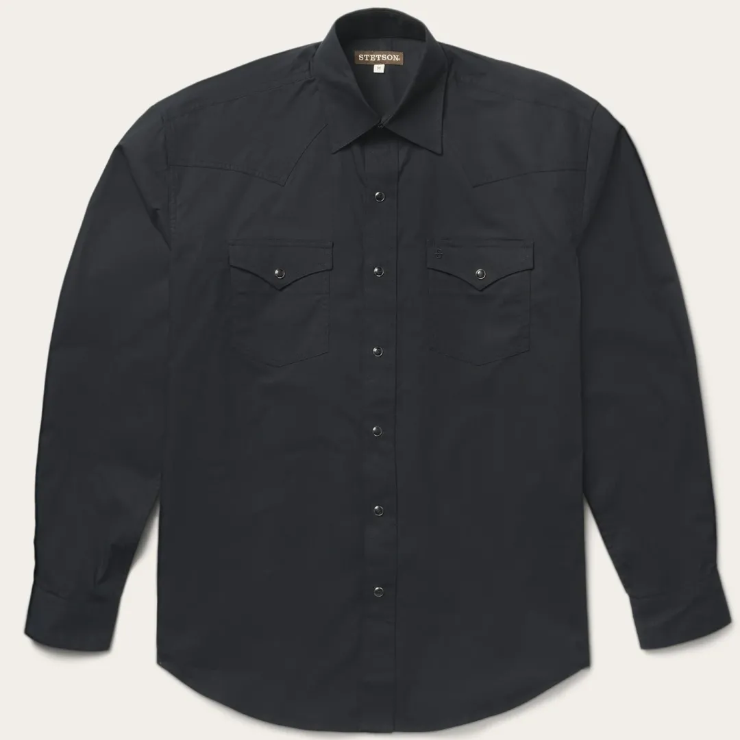 Classic Western Shirt in-Stetson Outlet
