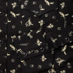 Conversation Print Western Shirt-Stetson Outlet