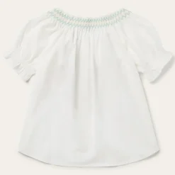 Cotton Voile Peasant Blouse-Stetson