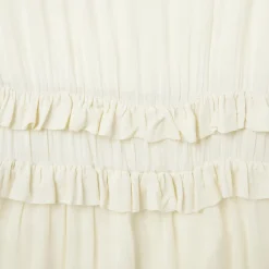 Cream Herringbone Dress-Stetson Outlet