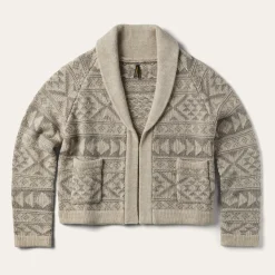Cropped Shawl Collar Cardigan-Stetson Outlet