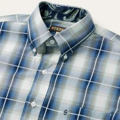Crystal Plaid Button Down Shirt-Stetson New