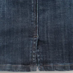 Dark Denim 5-Pocket Skirt-Stetson Discount