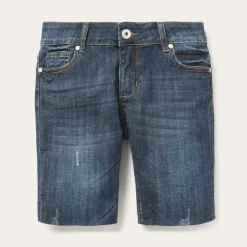 Dark Wash Denim Shorts-Stetson Best