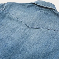 Denim Snap Front Western Shirt-Stetson New